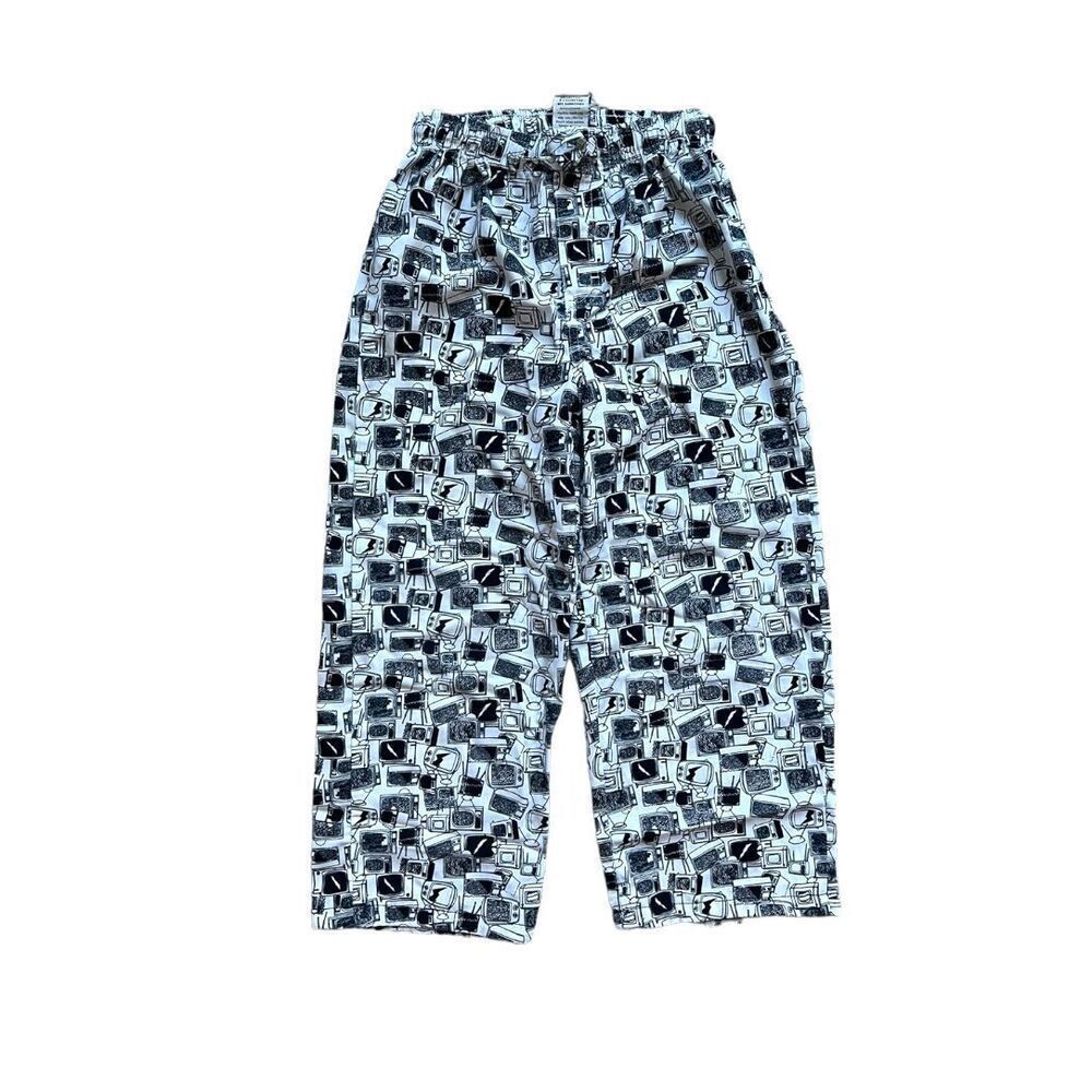 Boys Old Navy Throwback Tube TV Drawstring Pajama Pants - Sz S